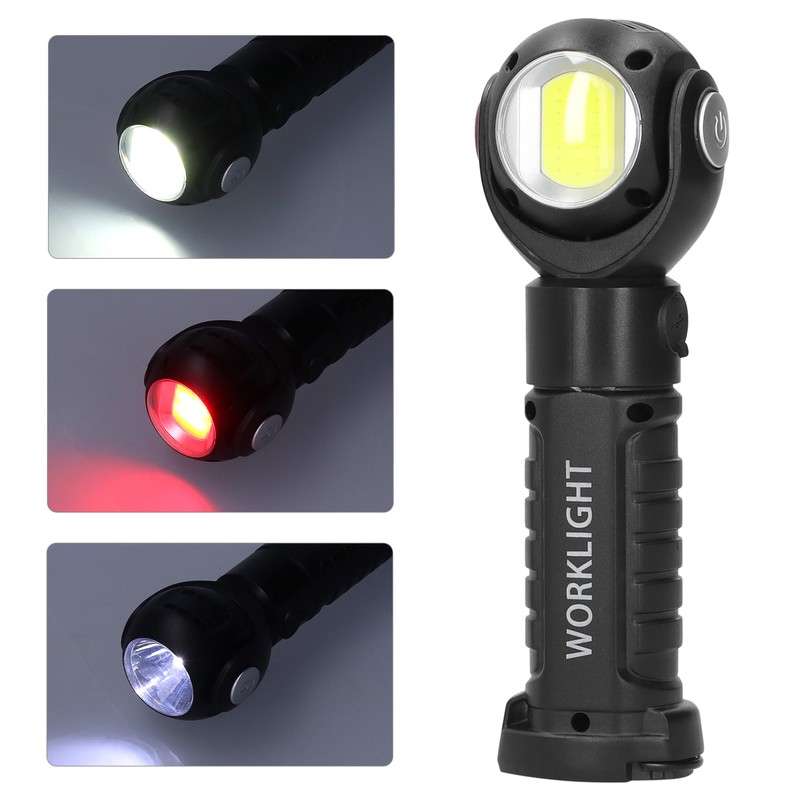 Magnetic Work Light Emergency LED Rotation Rechargeable Lamp Industrial Supplies