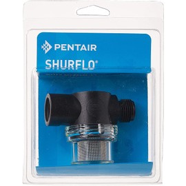 Shurflo 255-213 1/2" MNPT x FNPT Inline Strainer for 2088 Series Pumps