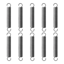 GUNGY Tension Springs with Hooks Stainless Steel Tension Spring 50 mm Outer Diameter 8 mm Wire Diameter 1.2 mm Maximum Tensile Force 4.20 kg 1.2 x 8 x 50 mm Pack of 10