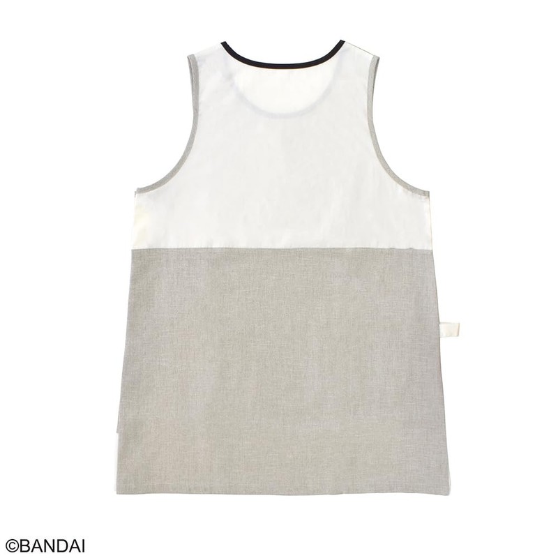 St Ladies Apron Bear School Tungary Gray Gray M L