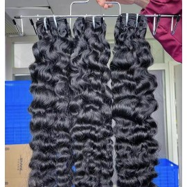 Drop Shipping Unprocessed Burmese Raw Hair Extensions Aligned Cuticle Eurasian Body Wave Bundles Burmese Curlystyle: burmese curly, color: natural color, Stretched Length: 20 Inches