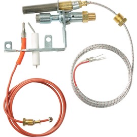 R-3624 14D0473 55464 PP231 103779-01 NG8218 NG ODS Milivolt Fireplace Pilot Assembly Replacement CIVF-25C CIVF-25 VFH-33M VFHS-20R Thermopile Thermocouple Compatible with Desa FMI Empire Majestic