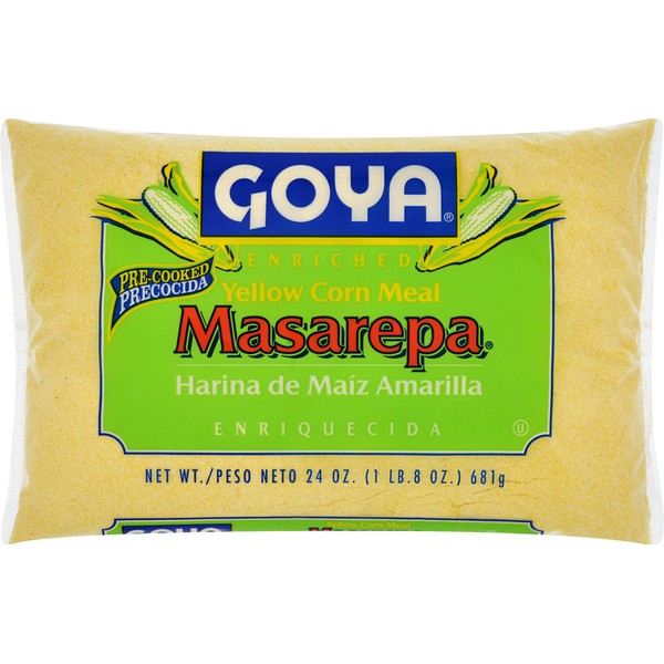 Goya Foods Masarepa Corn Meal, Yellow, 24 Ounce