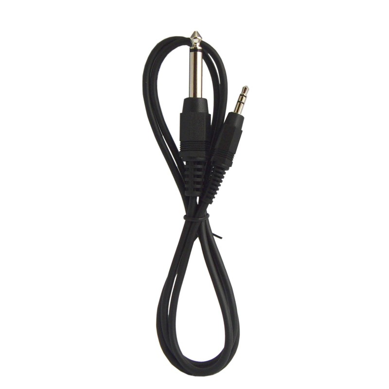 Audio Converter Cable 3.5mm Stereo Mini Plug (Male) to 6.3mm