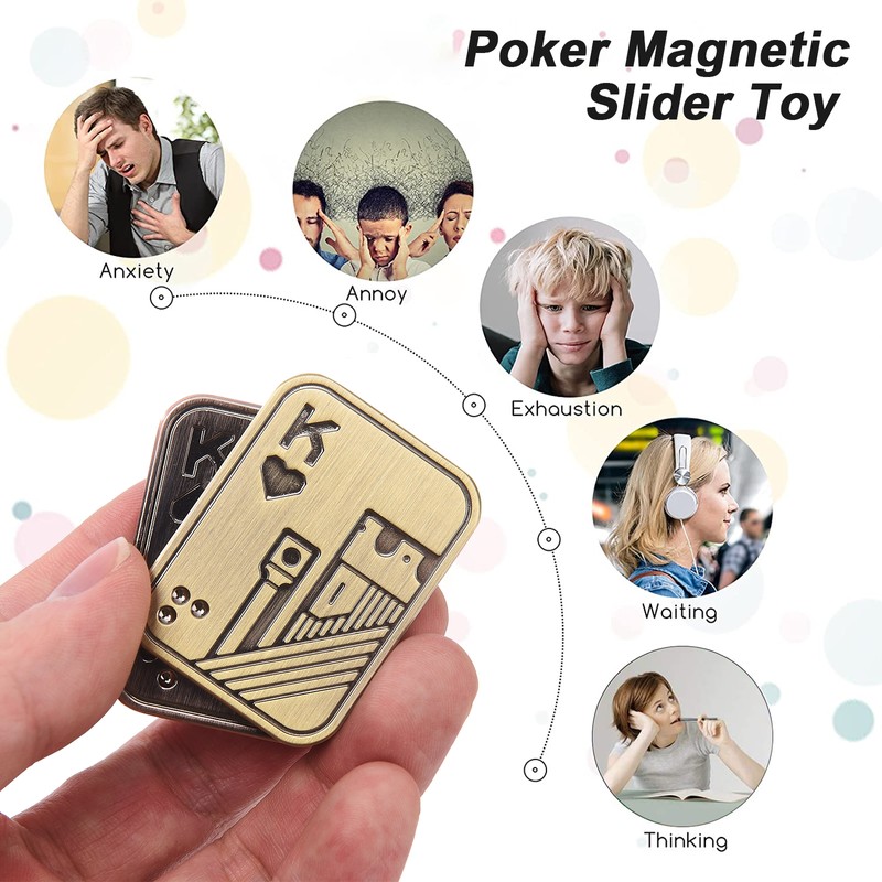Metal Magnetic Slider Toy Stress Relieve Toy for Anxiety