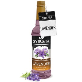 Syruvia Lavender Syrup for Coffee & Cocktails 25.4 Ounces Syrups for Coffee Drinks