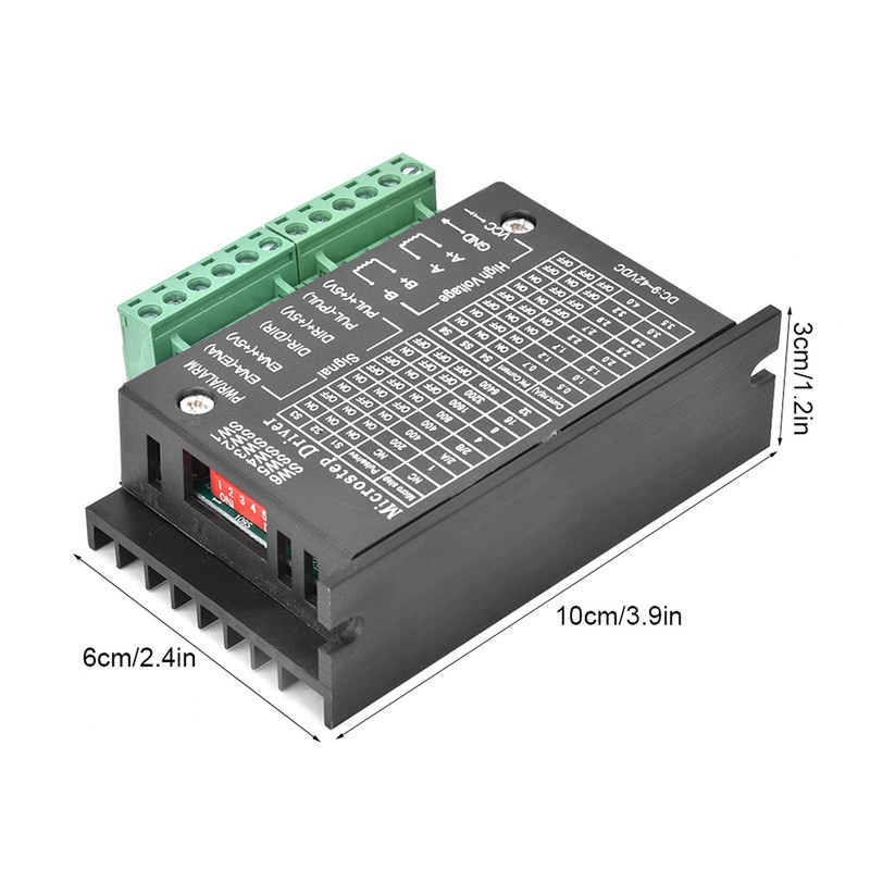 Stepper Motor Driver Aluminum High-Speed Optical Isolation TB6600 NEMA 17/23/34