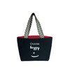 hello-bags Ladies Premium Canvas Bag With Outer Zipper, Interior Zip