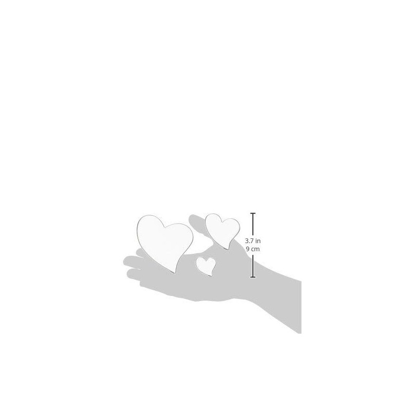 Städter 002128 Cookie Cutters Love Set of 3