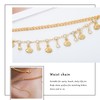 Florry Rhinestone Belly Chain Shell Waist Chain Bikini Body Jewelry