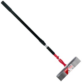 LEVEL5 14" Stiff Stainless Steel Offset Taping Knife, Skimming Blade Handle Universal Adapter, 38.5"- 63" Extendable Skimming Blade Handle | 5-823