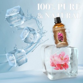 wusiyork Geranium Essential Oil 100ML - 100% Pure and Natural Therapeutic Grade Oils for Aromatherapy Diffuser - 3.4 Fl Oz/Geranium