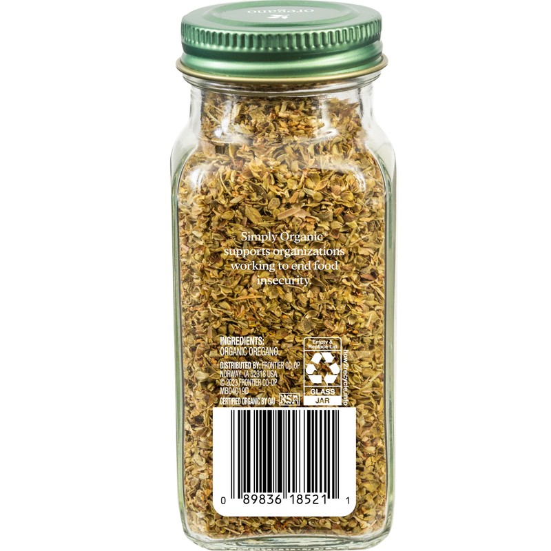 Simply Organic Oregano, .75 oz