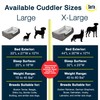 Serta Orthopedic Cuddler Dog Bed for Pets – Chocolate Brown