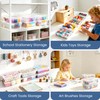Sooez 6 Pack Pencil Boxes, New Extra Large Pencil Case,