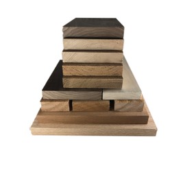 Hardwood Lumber Assortment - Mixed Species - Large Box of Hobby Wood - Perfect Boards - Clear Lumber. NO Scrap, Defects, Knots, and/or End Checks. Lumber Perfect for Odds and Ends.