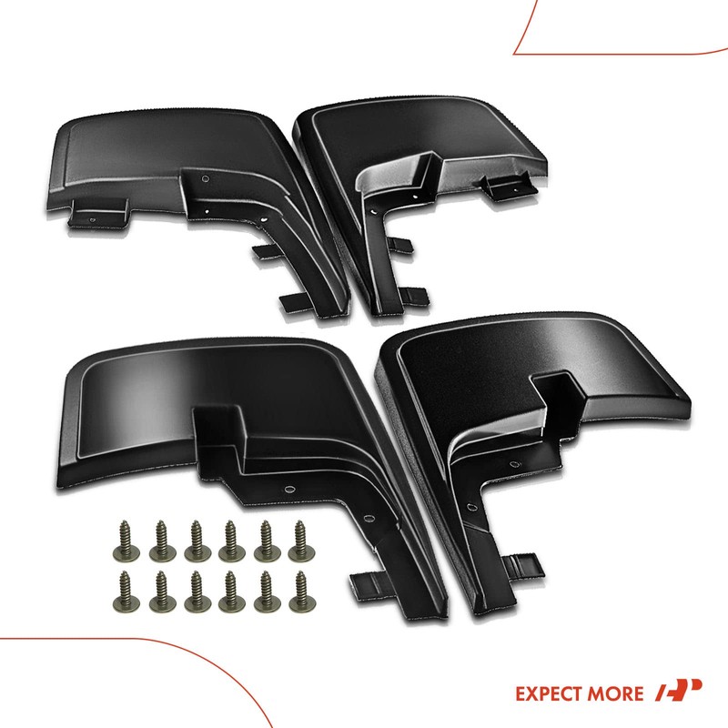 A-Premium Set of 4PCS Mud Flaps Splash Guards Mudguards Mudflaps