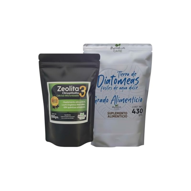 Zeolita Clinoptilolita Orgánica Micronizada + Diatomeas – Quelante Natural Premium