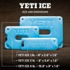 YETI ICE Block Refreezable Reusable Cooler Ice Pack, 1 lb