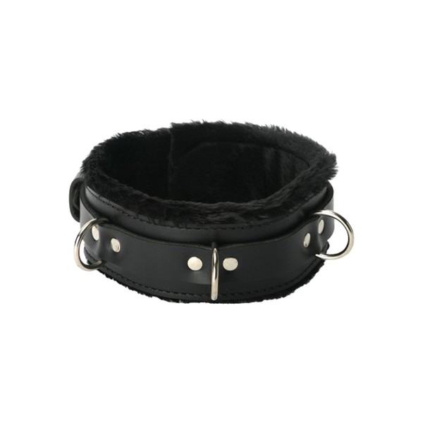 Strict Leather Premium Fur Lined Locking Collar, X-Large