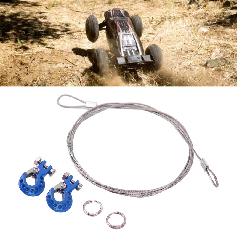 2Pcs RC Trailer Hook Aluminum Alloy Sturdy RC Climbing Car