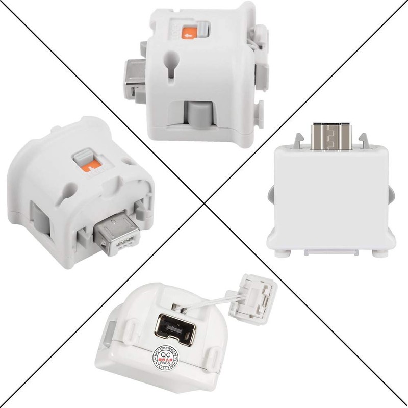 LACTIVX Wii Motion Plus Adapter, 2 Packs Upgraded Motion Attachment