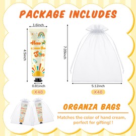 Swiffen 48 Sets Here Comes The Son Hand Cream Gifts Bulk Baby Shower Hand Cream Travel Size Lotion Bulk Son Party Supplies Favors Birthday for Guest