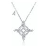 Joyeria Mujer Collare De Plata 925 Collares Nudo De Bruja