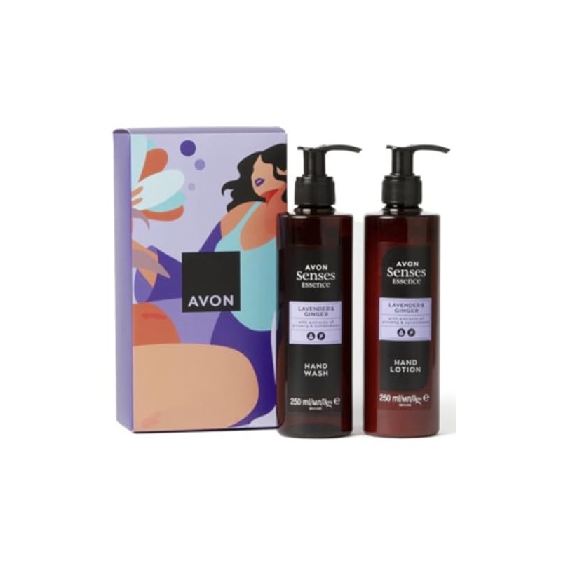 Senses Essence Duo Lavender and Ginger Hand Wash and Lotion