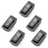 SQXBK 5PCS Power Window Switch 5 PIN DPDT DC12V /24V