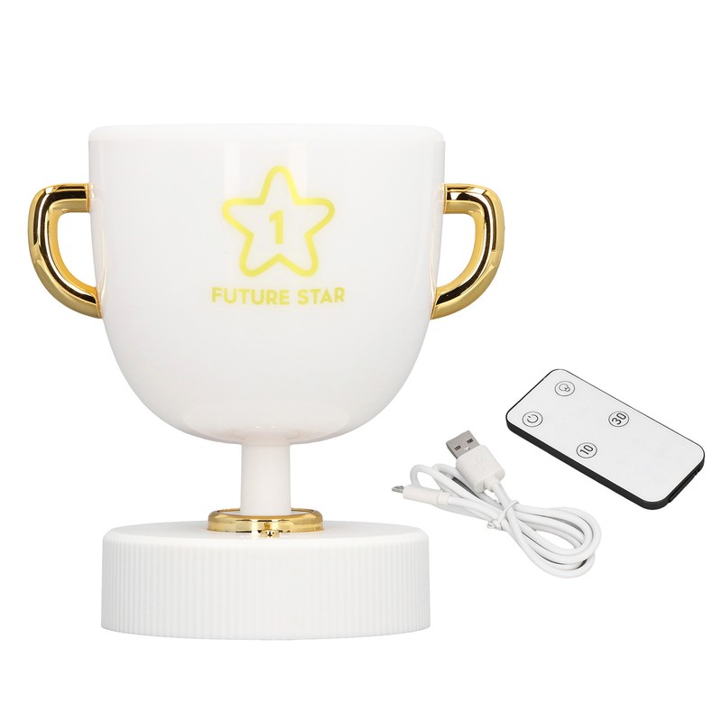 Pen Holder Trophy Night Light USB Charging Bedroom Bedside Mood