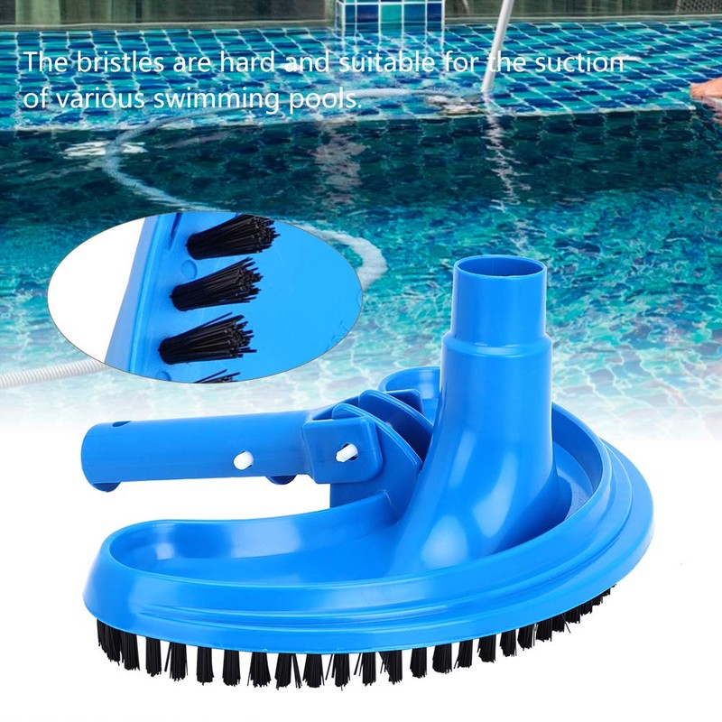 SOULONG Pool Suction Brush, Half Moon Pool Suction Head, Spring