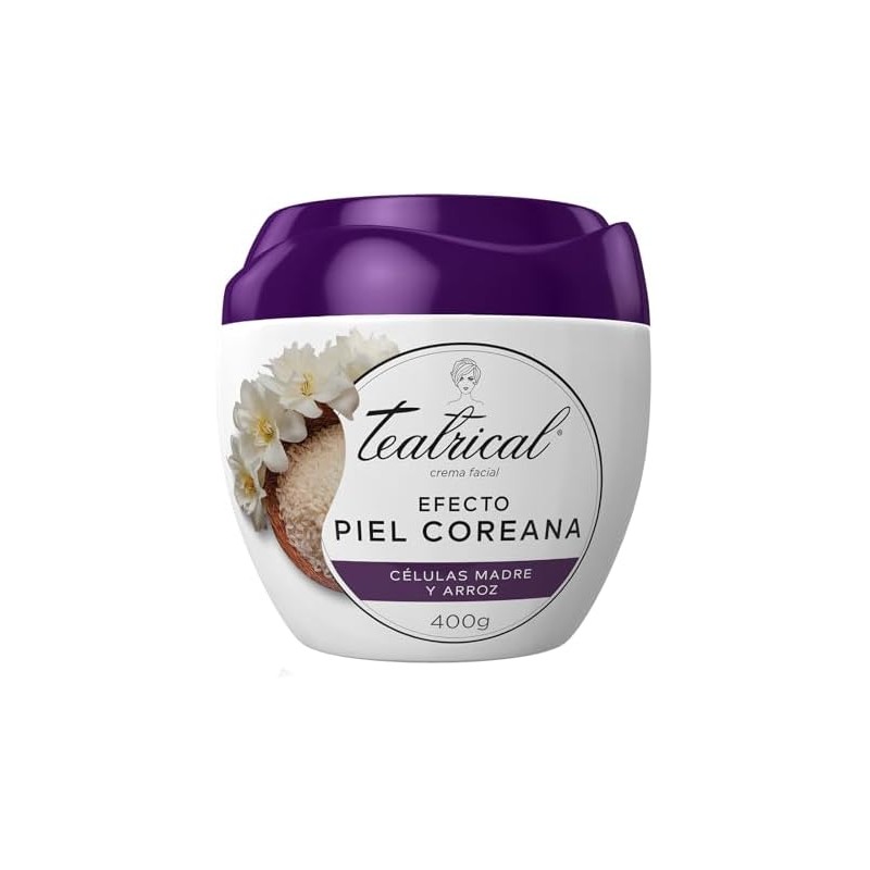 TEATRICAL Piel Coreana Crema Facial con Células Madre y Arroz,