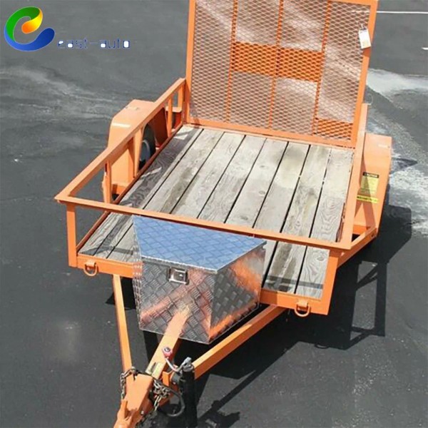 WFLNHB Silver 15"/29" x15" x18" Aluminum A-Frame Trailer Tool Box