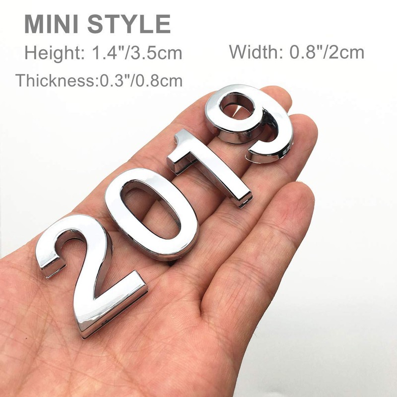1.5 Inch Mailbox Numbers, Self Stick 3D Door Numbers, Decor