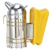 Pointed Beehive Smoker with Heat Protection Board Stainless Steel Bee