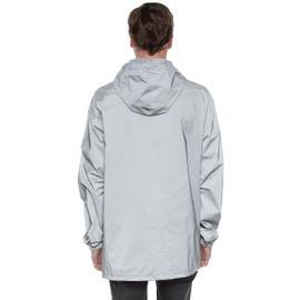 Cottonhood Fully Reflective Jacket, Water-Resistant 1/4 Zip Anorak - Rain Jackets for Men & Women, Lightweight Windbreaker (2XL, Silver)