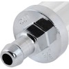 JEGS 15041 Clear In-Line Fuel Filter 3/8