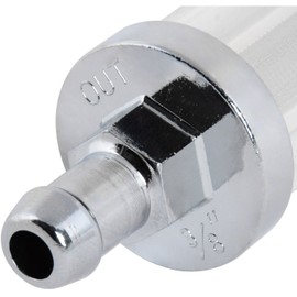 JEGS 15041 Clear In-Line Fuel Filter 3/8