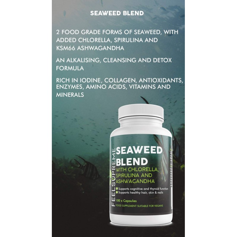 Seaweed Blend with Chlorella, Spirulina and Ashwagandha