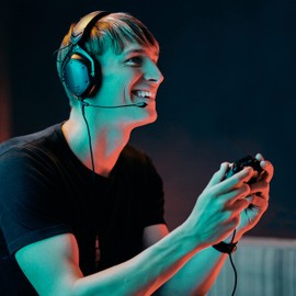 V-Moda BoomPro Microphone for Gaming & Communication - Black (C-BP-Black)