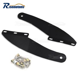 risemotom8 For 1993-2011 Ford Ranger 50" Curved Light Bar Over Windshield Mounting Brackets