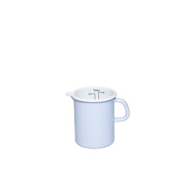 Riess, 0337-127 Kitchen Dimensions 9 cm, 0.6 L, Enamel, Classic Edition Nature Blue Light, 0.333 kg, 0.5 Litre, 14.5 x 10.1 x 12 cm