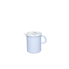 Riess, 0337-127 Kitchen Dimensions 9 cm, 0.6 L, Enamel, Classic Edition Nature Blue Light, 0.333 kg, 0.5 Litre, 14.5 x 10.1 x 12 cm