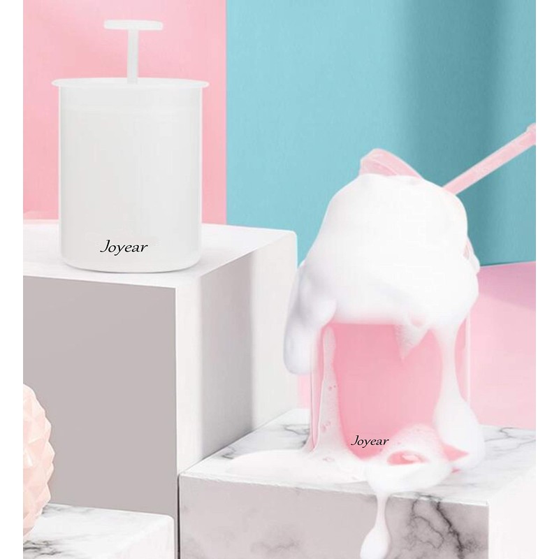 JY-003 Facial Whisk, Face Wash, Microbubble Foam, White (Small), Joyear