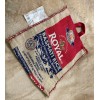 Royal Basmati Rice Burlap Bag Zipper Handle Reusable Hippie Tote