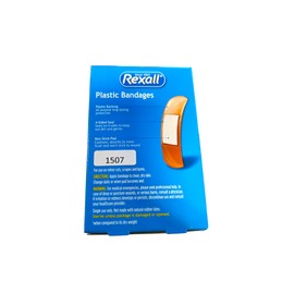 REXALL (3 PK) Rexall Plastic Bandage, 4-Sided Seal, .75" x 3", 60 Count Box