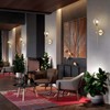 BOKT Brushed Brass Gold Wall Mounted Sconce Set of 2