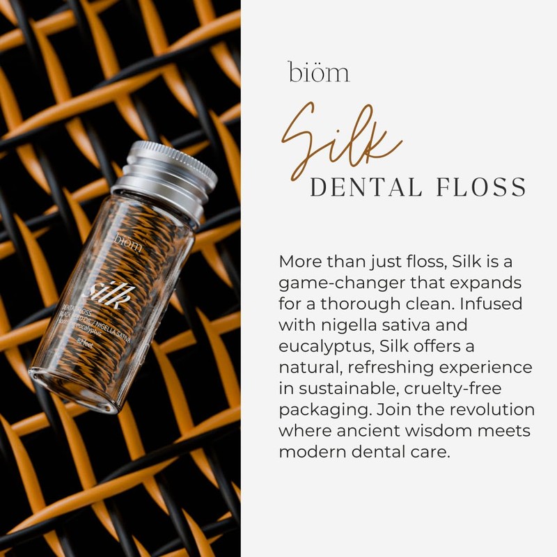 Silk Expanding Dental Floss - Nigella Sativa, Eucalyptus, Cruelty-Free, Sustainable
