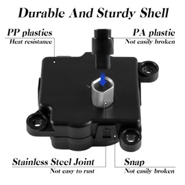 HIMARKLIF HVAC Heater Blend Door Actuator with Temperature Door Servo Coupling Compatible with Dodge Ram 1500 2500 3500 Pickup Truck Diesel 5.9L 8.0L 1999-2002 Replaces# 5104879AA 5012924AA 604-018